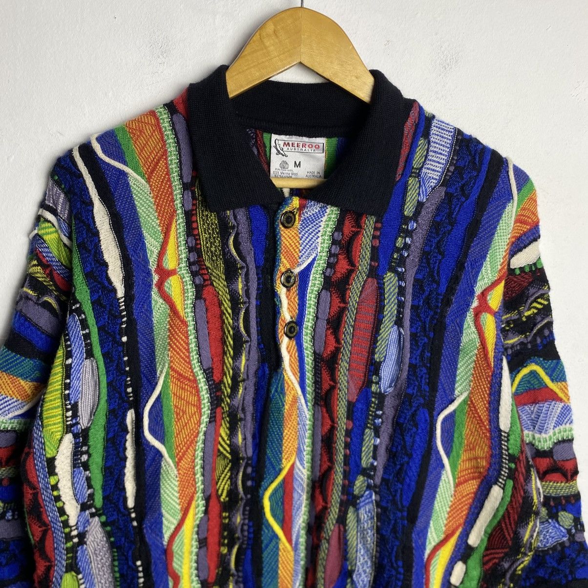 Coogi Meeroo Coogi Style Vintage 3D Cable Knit Size US M / EU 48-50 / 2 - 2 Thumbnail