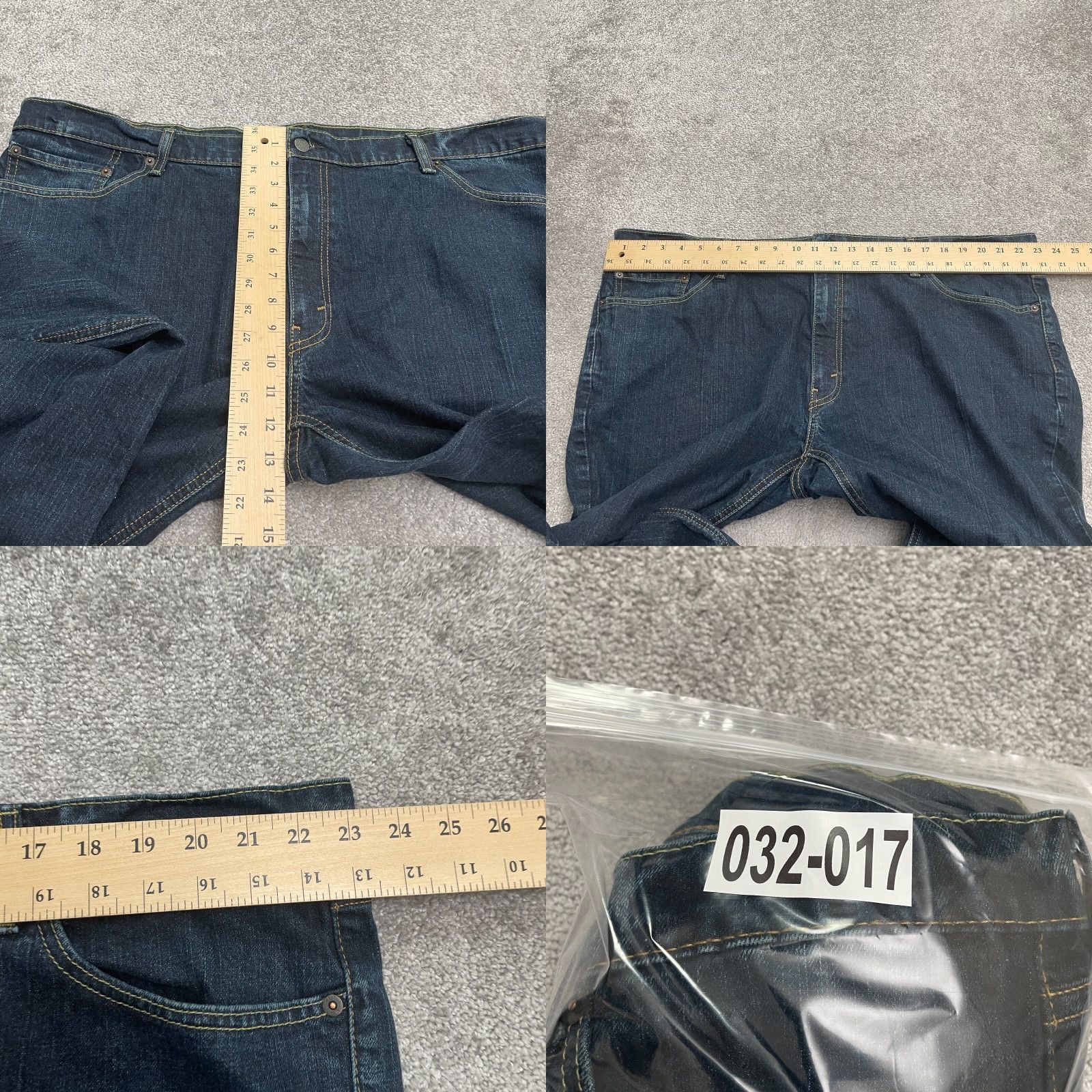 Levi's Levi's 541 Athletic Tapered Fit Jeans Mens 48x27 Blue Dark Wash 5-Pocket TA LEVI'S USA Classic Denim Cassette? Size US 32 / EU 48 - 9 Thumbnail