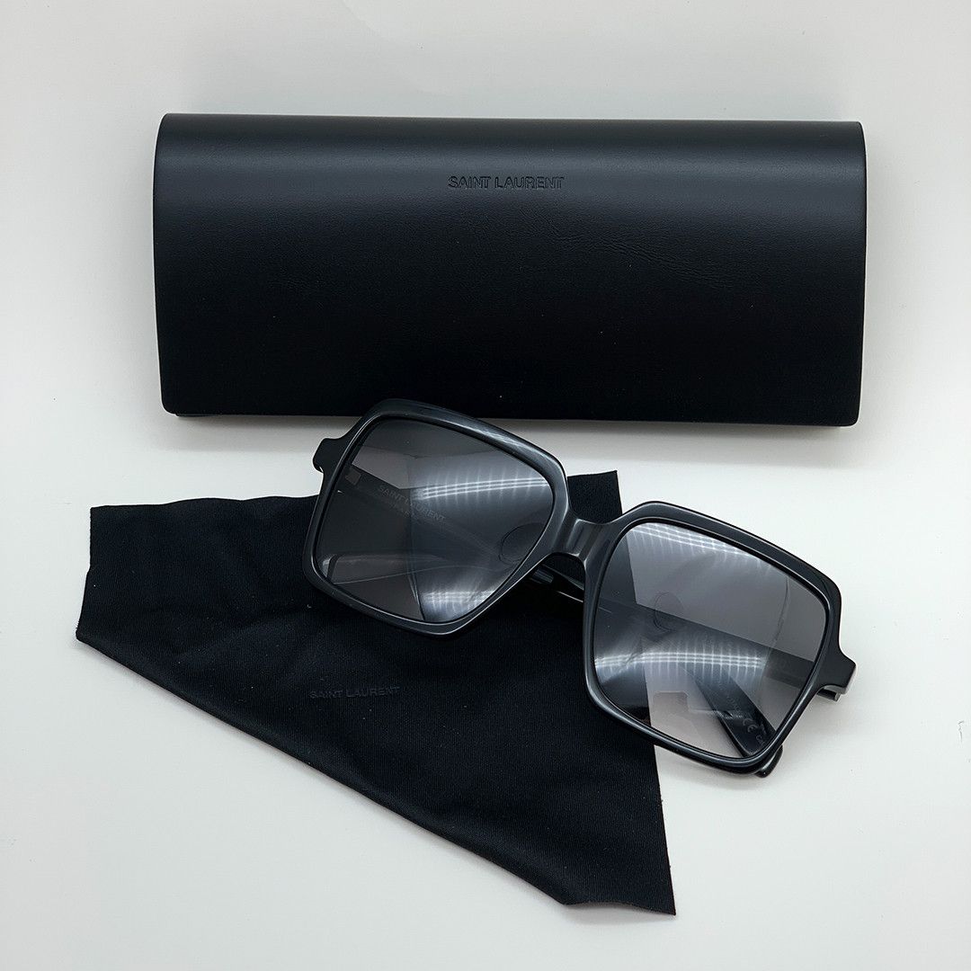 Saint Laurent Paris NEW Saint Laurent SL174 001 Oversized Women Sunglasses Size ONE SIZE - 12 Thumbnail