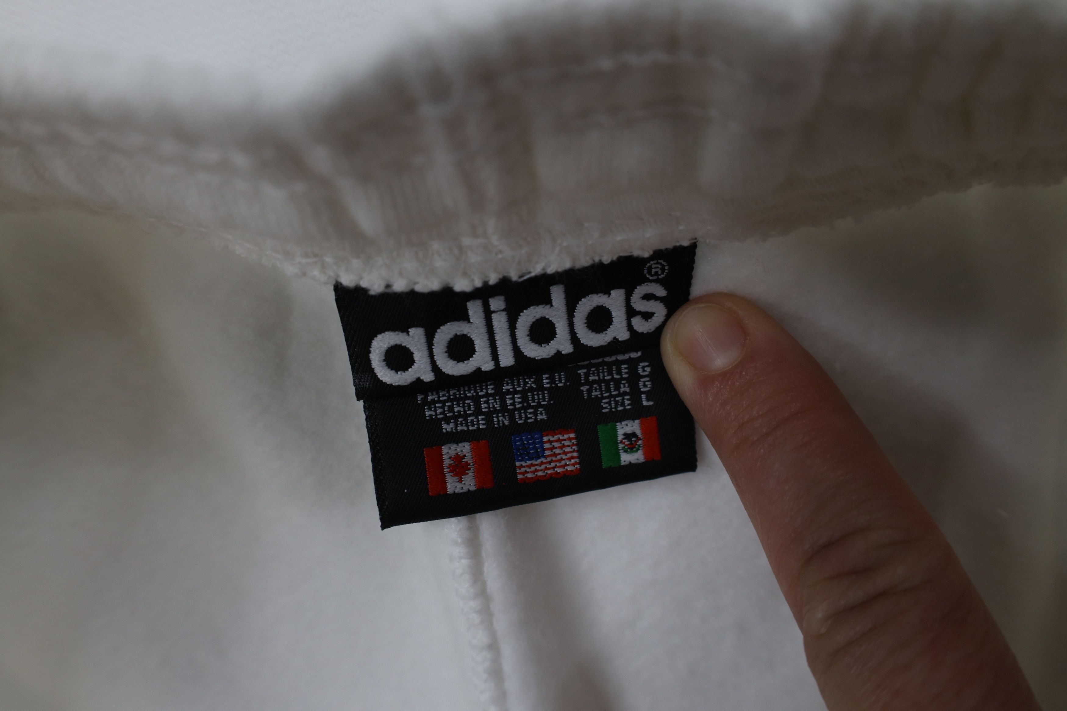 Adidas Deadstock Vintage 90s Adidas Heavyweight Sweatpants Joggers Size US 36 / EU 52 - 10 Thumbnail