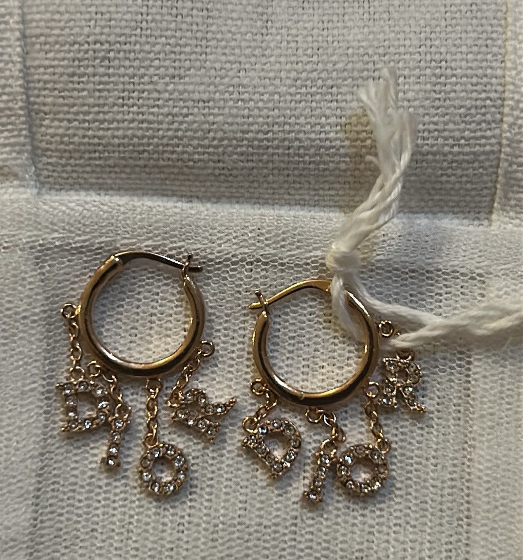 Dior Dio(r)evolution Earrings Pink-Finish Metal and Pink Crystals Size ONE SIZE - 2 Thumbnail