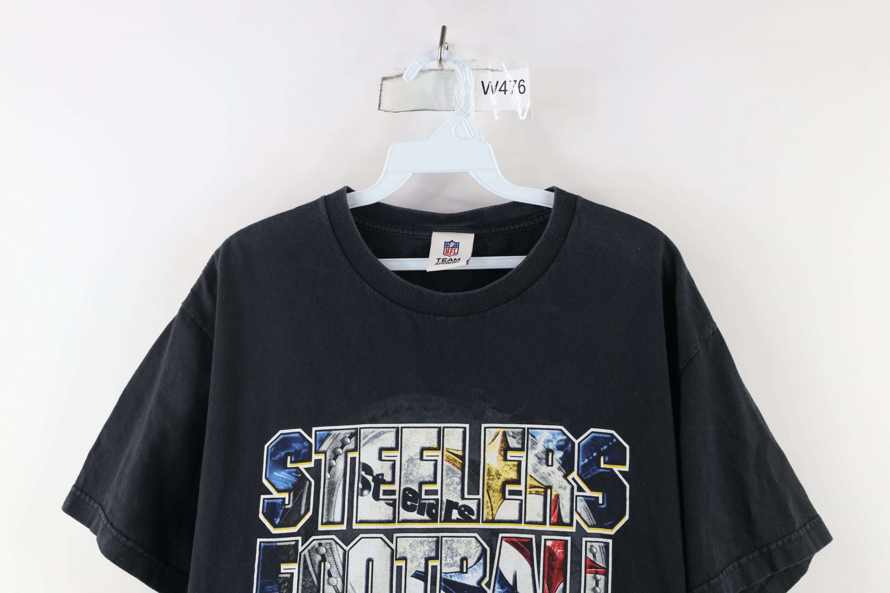 Vintage Vintage Spell Out Pittsburgh Steelers Football T-Shirt Size US L / EU 52-54 / 3 - 2 Thumbnail