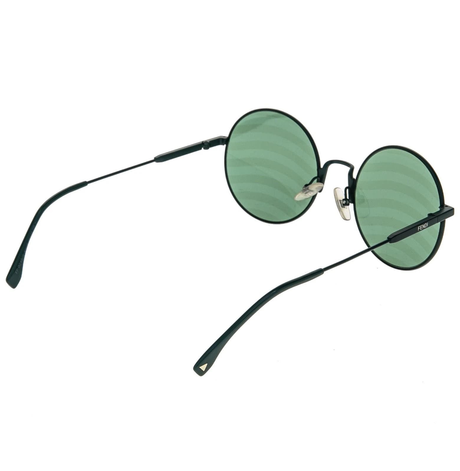 Fendi FENDI FF0248S 0248 Waves Green Mirrored Metal Sunglasses Size ONE SIZE - 9 Thumbnail