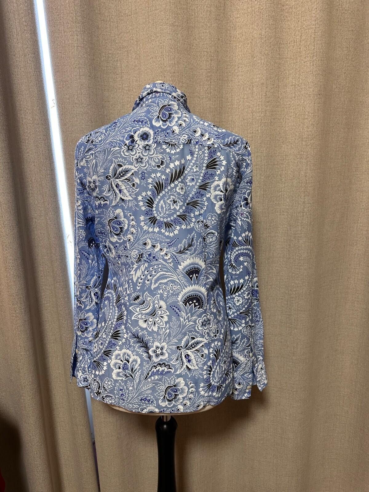 Etro Etro Silk-Blend Bandana Shirt Womens Sz 42 Size M / US 6-8 / IT 42-44 - 5 Thumbnail