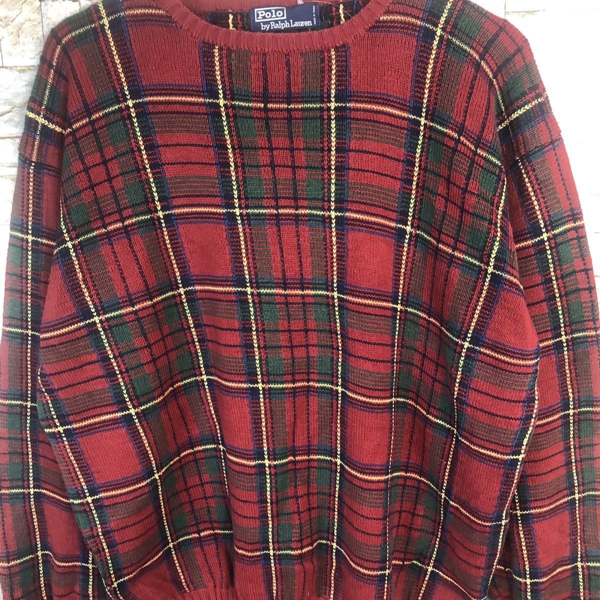Ralph Lauren Polo Ralph Lauren checkered Red Knitwear #A22 Size US L / EU 52-54 / 3 - 5 Thumbnail