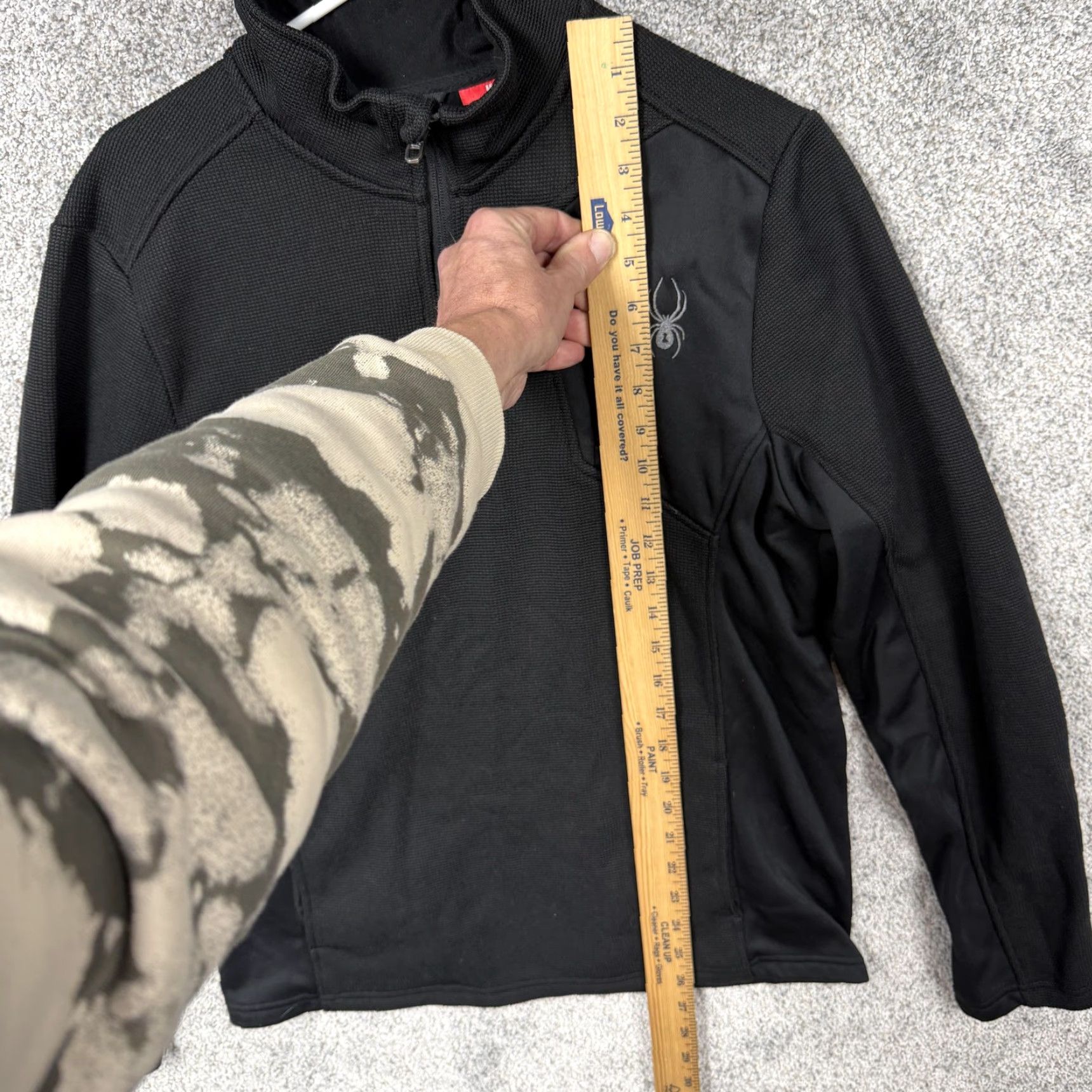 Spyder Spyder Pullover Mens M Black 1/4 Zip Thermal Fleece Ski Hiking Gorpcore Shirt Size US M / EU 48-50 / 2 - 2 Thumbnail