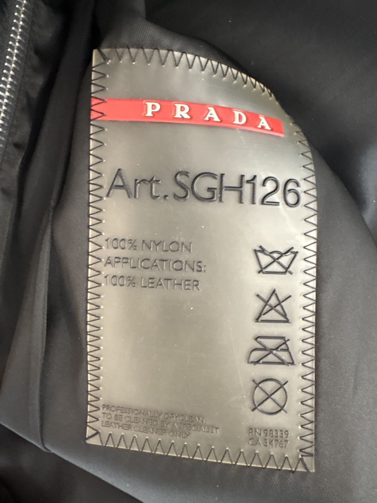 Prada Prada AW2009 Nylon & Leather Jacket Size US M / EU 48-50 / 2 - 5 Thumbnail