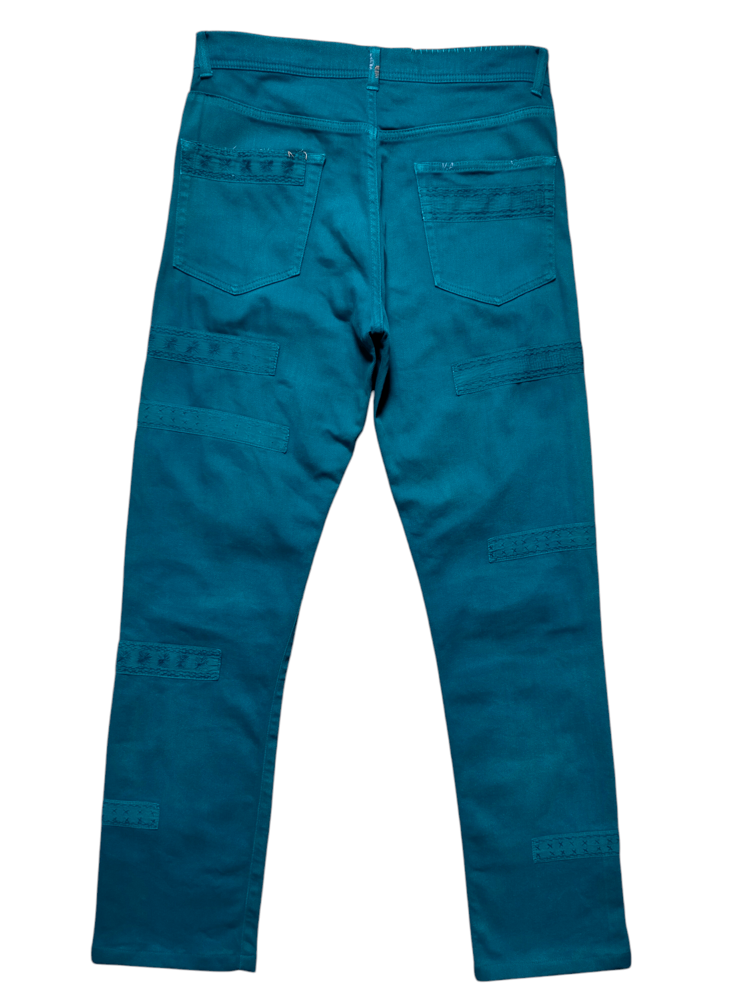 Issey Miyake × Tsumori Chisato × mercibeaucoup Tsumori Chisato Issey Miyake Patchwork Denim Pants Size US 31 - 2 Thumbnail