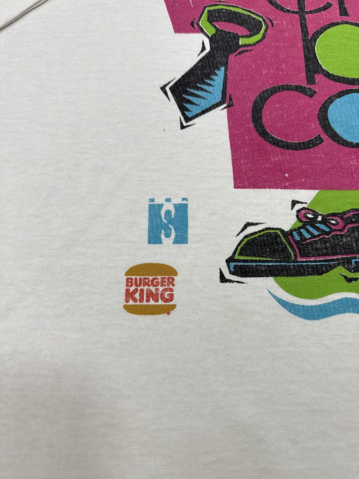 Vintage Vintage Burger King t-shirt Size US XL / EU 56 / 4 - 3 Thumbnail