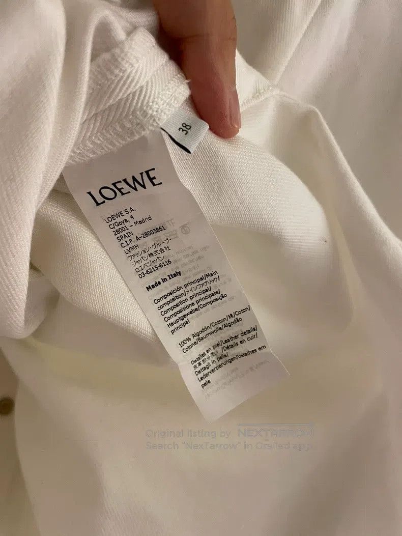 Loewe Loewe Classic Collar Button Cotton Loose Jacket Size XS / US 0-2 / IT 36-38 - 7 Thumbnail