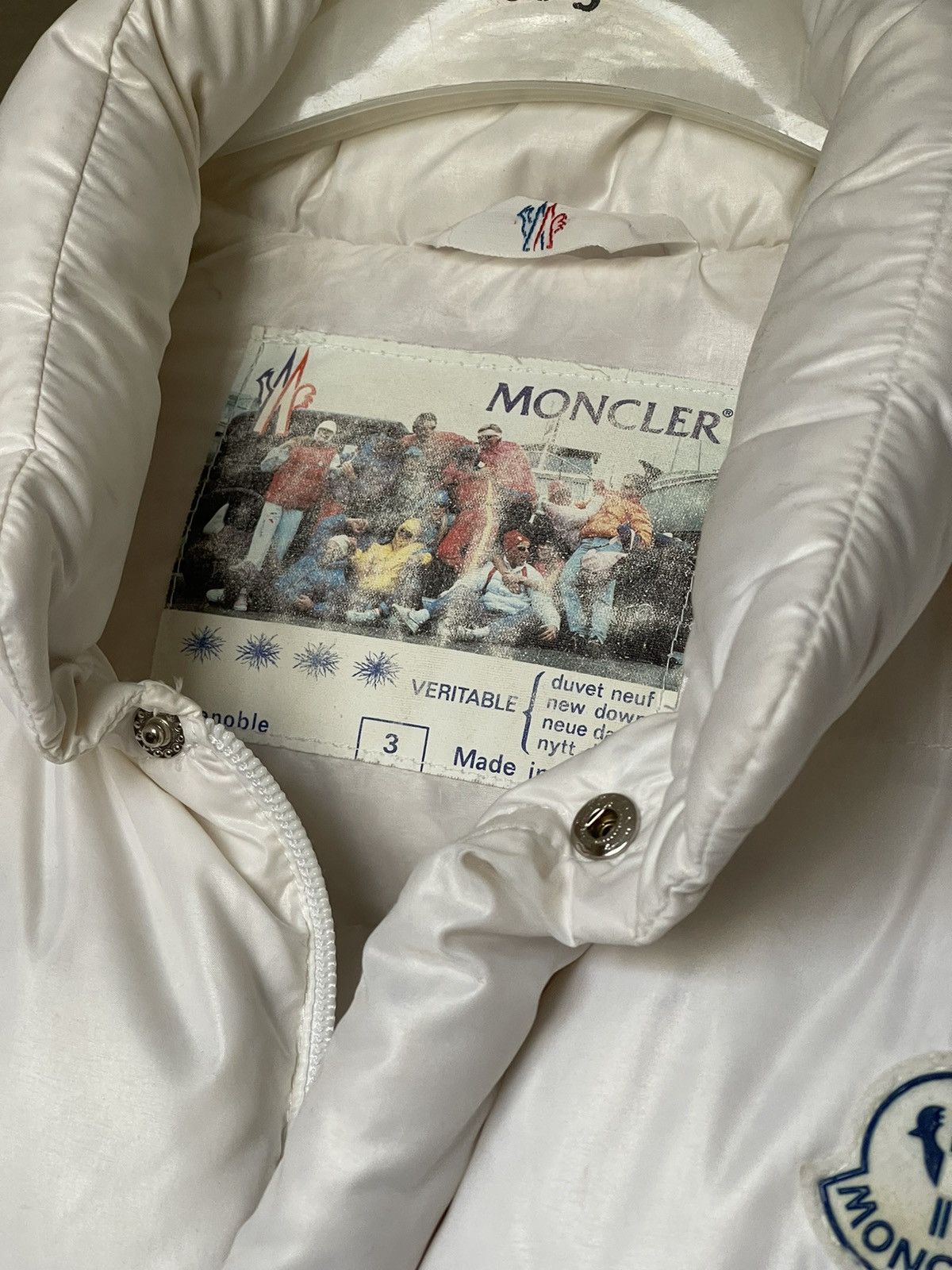 Moncler × Moncler Grenoble × Vintage 80’s 2 in 1 Moncler Grenoble Down Jacket Vest Vintage White Size US M / EU 48-50 / 2 - 18 Thumbnail