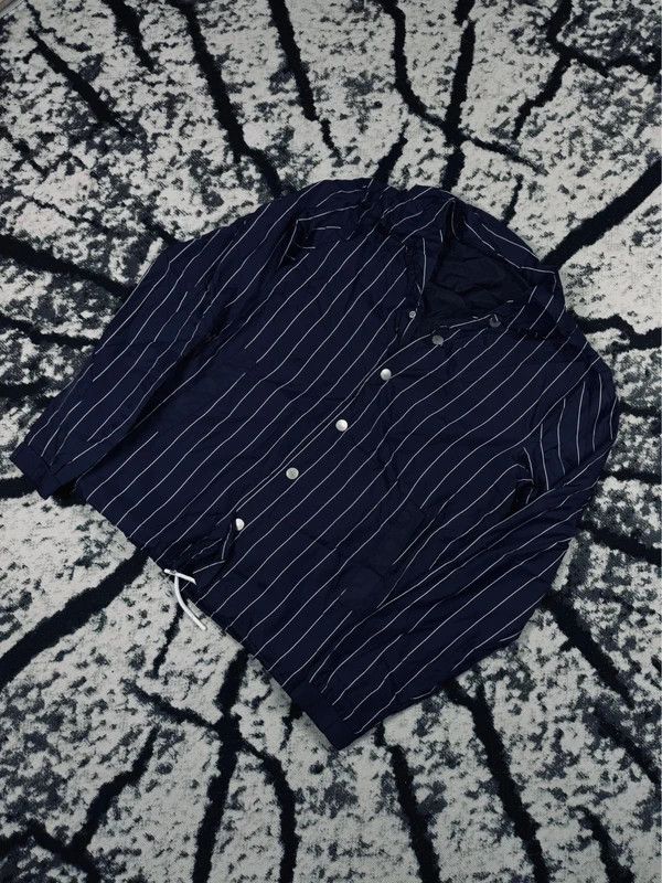Fila Fila Black Label Navy Striped Windbreaker Jacket S Size US S / EU 44-46 / 1 - 2 Thumbnail