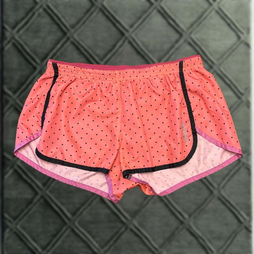 Reebok Reebok Shorts Womens S Lined Active Athletic polka dot elastic 1812 Sz Size 28" / US 6 / IT 42 - 1 Thumbnail