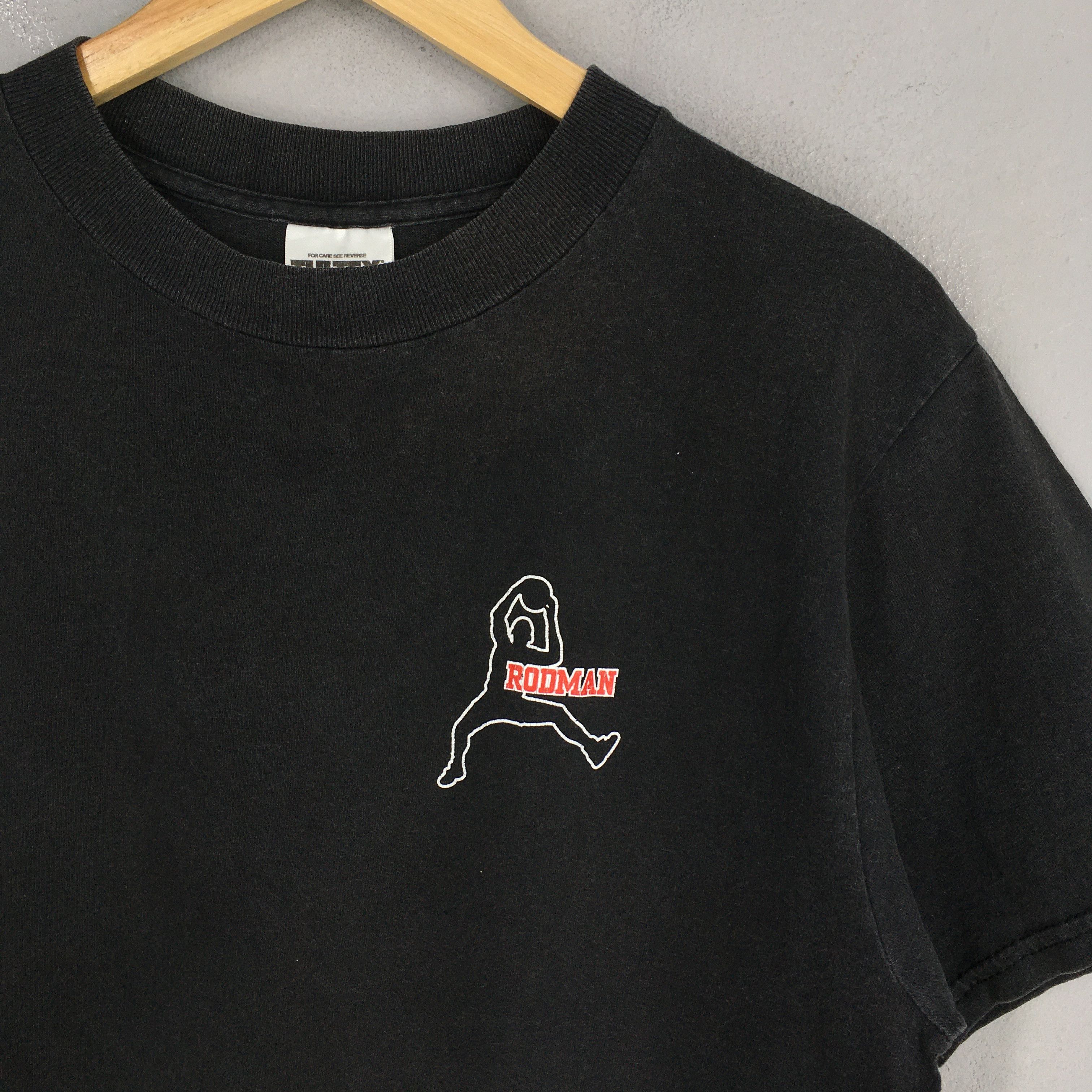NBA × Vintage Vintage Dennis Rodman #91 Black NBA T shirt Medium Size US S / EU 44-46 / 1 - 7 Thumbnail