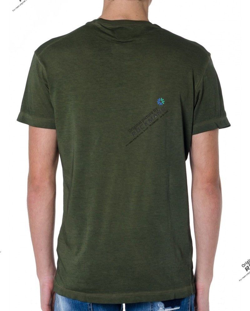 Dsquared2 Dsquared2 men's green washed T-shirt size M Size US M / EU 48-50 / 2 - 2 Thumbnail