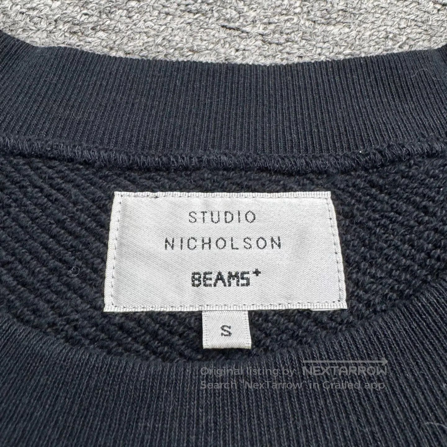 Studio Nicholson Studio Nicholson x Beams Plus FW25 Solid Sweatshirt. Size US S / EU 44-46 / 1 - 2 Thumbnail