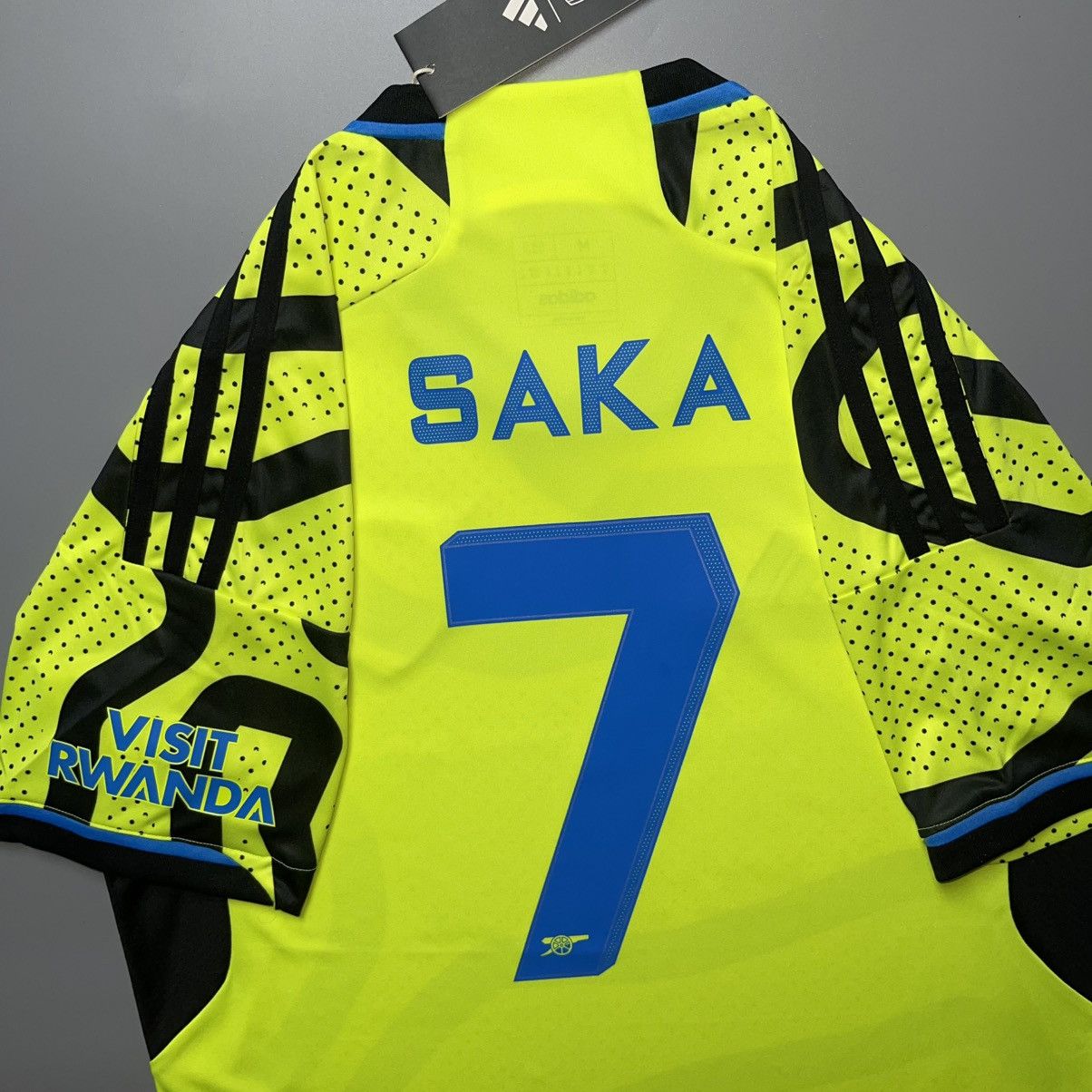Vintage NWT ARSENAL ADIDAS 2023/2024 SOCCER AWAY JERSEY #7 SAKA Size US M / EU 48-50 / 2 - 8 Thumbnail