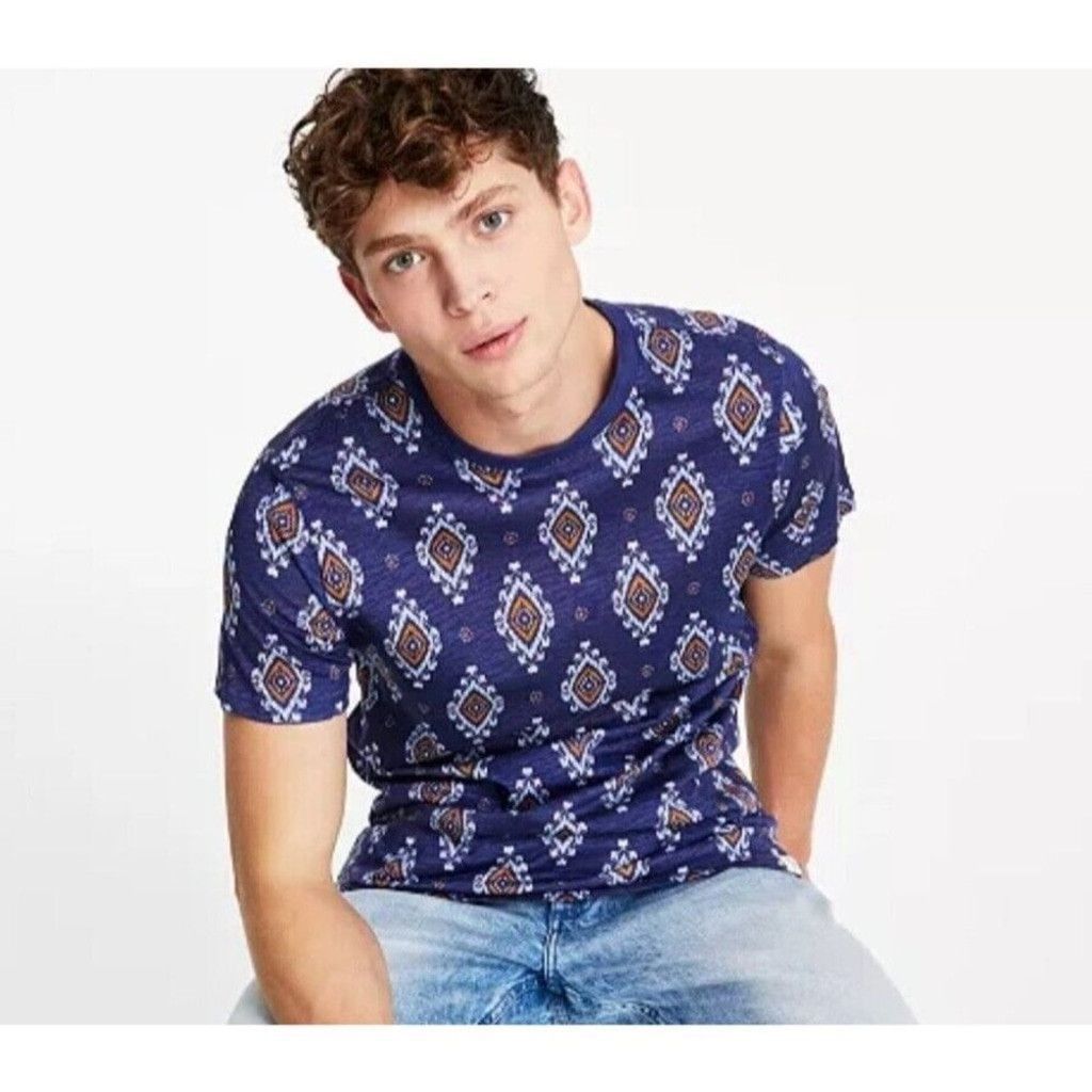Other Sun Stone Men's Pompador Blue Tshirt. Size Medium. NWT Size US M / EU 48-50 / 2 - 1 Thumbnail