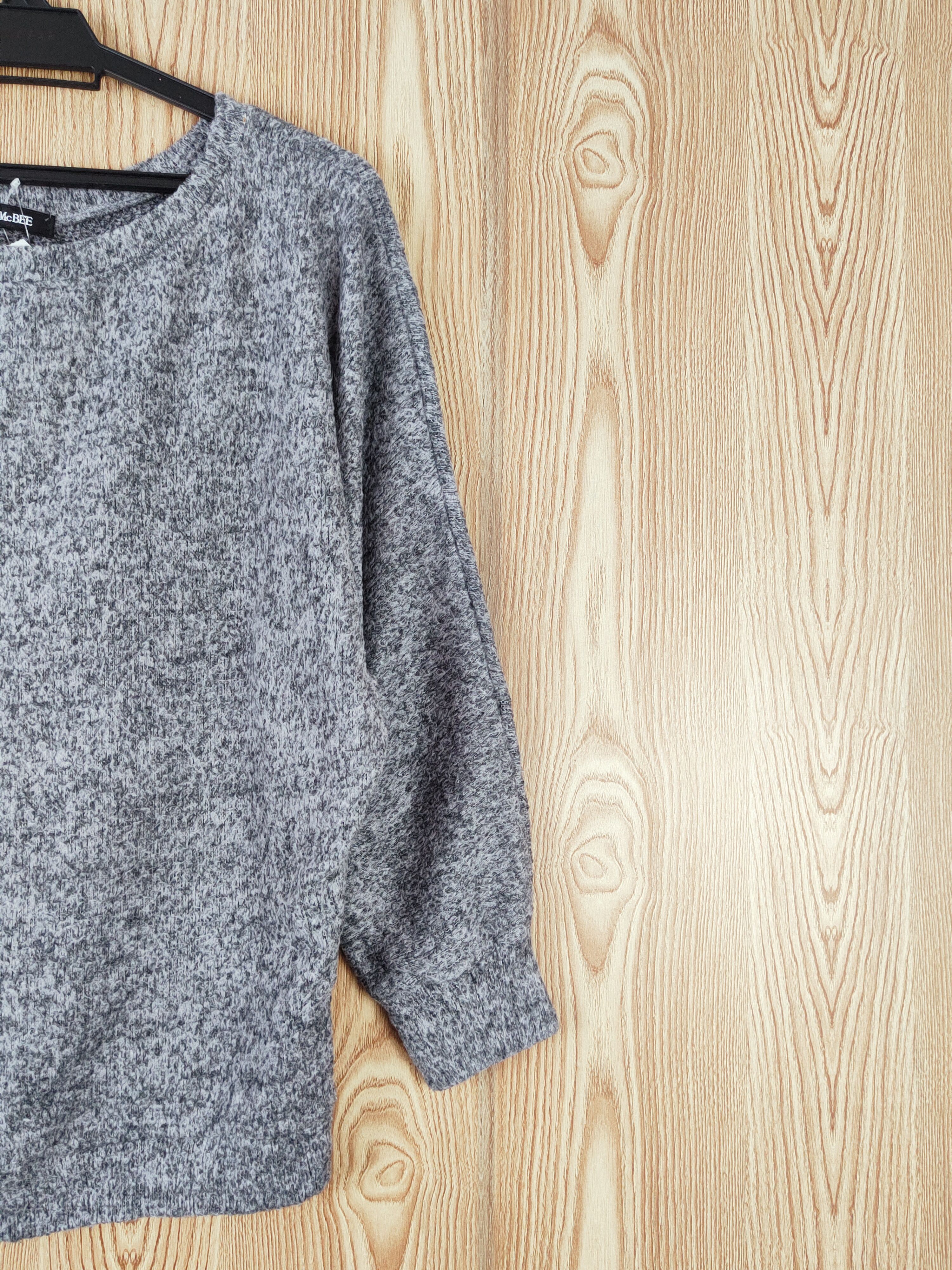 Homespun Knitwear × Japanese Brand × Vintage Cecil McBee Gray Knitwear Sweatshirts #W879 Size M / US 6-8 / IT 42-44 - 5 Thumbnail