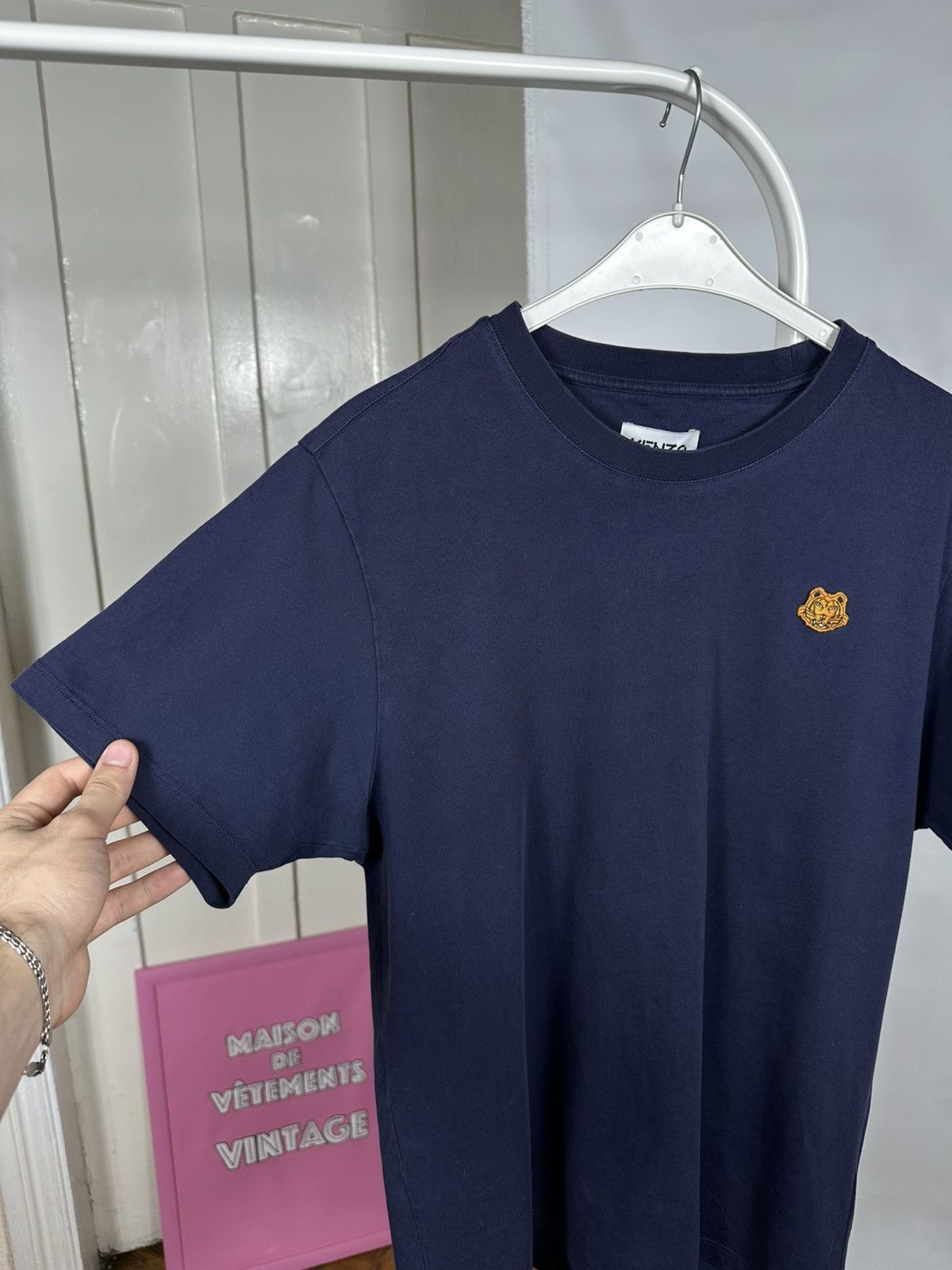 Kenzo Kenzo Small Tiger Crest Head T Shirt Size US L / EU 52-54 / 3 - 4 Thumbnail