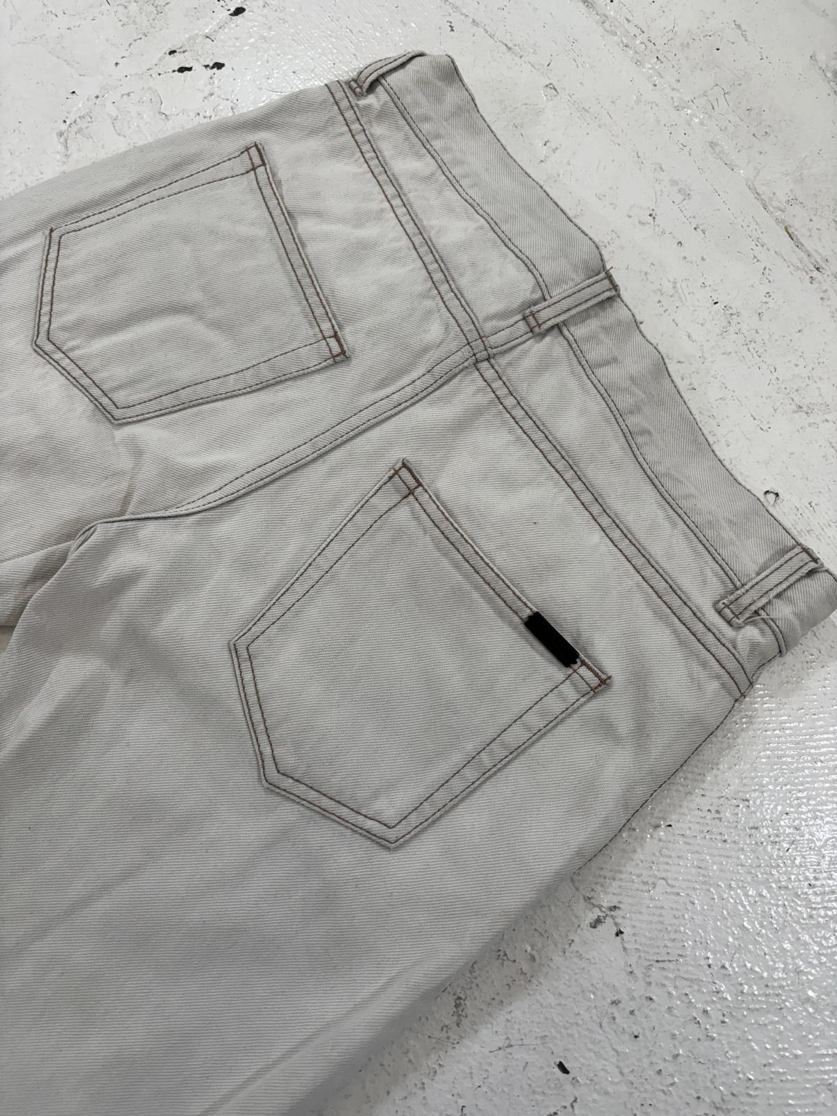Saint Laurent Paris Saint Laurent Paris White D18 Denim Size US 29 - 4 Thumbnail