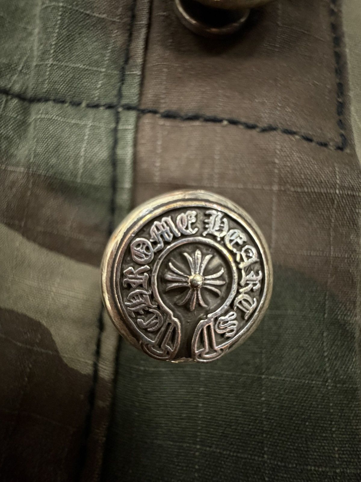 Chrome Hearts Chrome Hearts Leather Cross Patch Ripstop Camo Cargos W36 Size US 36 / EU 52 - 18 Thumbnail