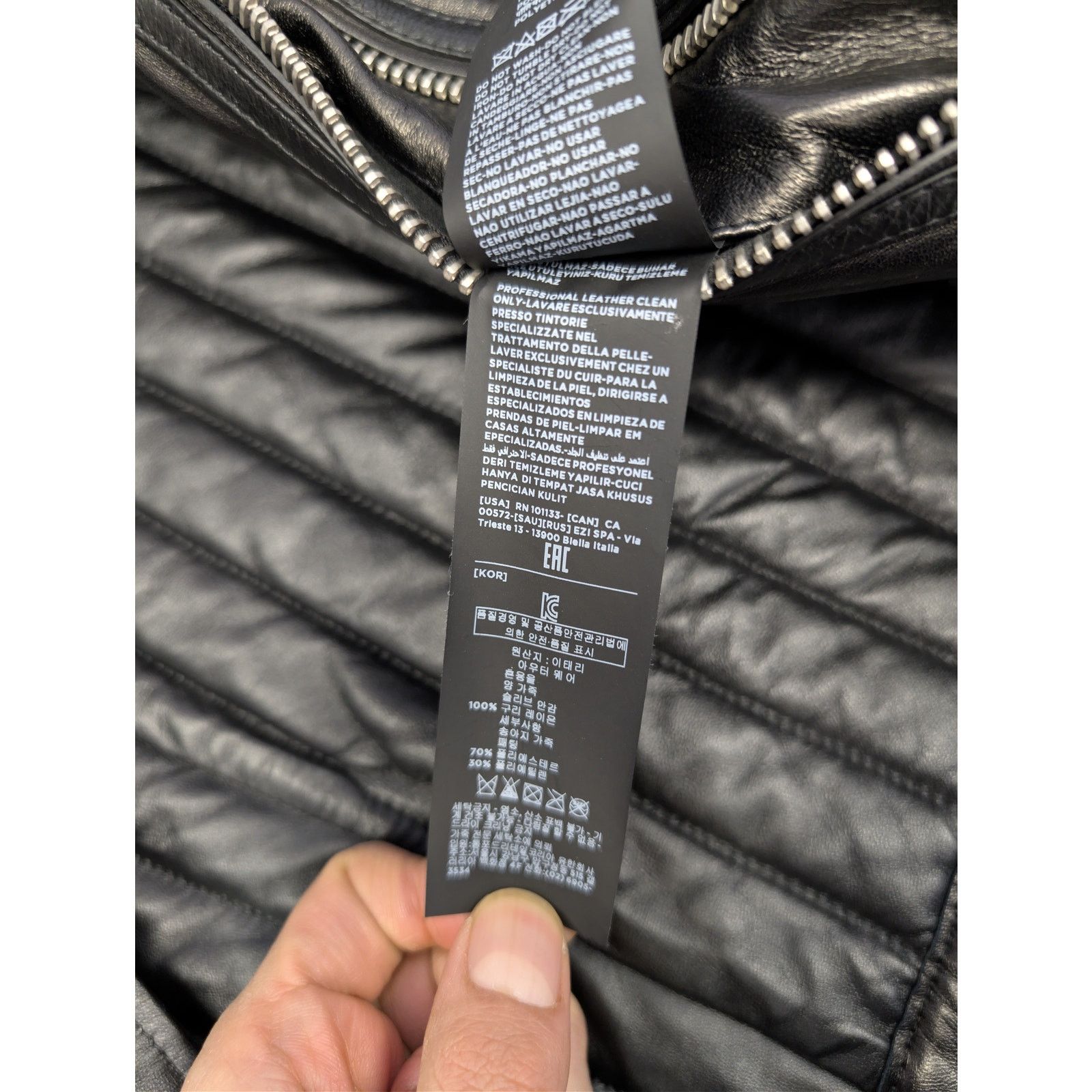 Tom Ford o1rshd1 Leather Wear Biker Jacket in Black Size US M / EU 48-50 / 2 - 19 Thumbnail
