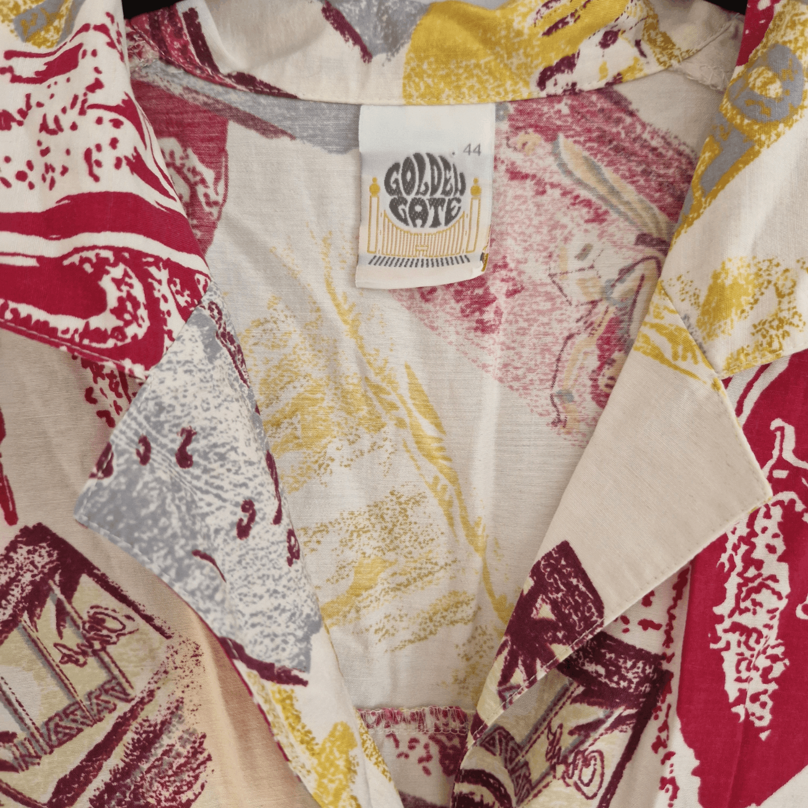 Vintage GODLEN GATE Vintage Hawaiian Button Up Shirt 90s Size US M / EU 48-50 / 2 - 3 Thumbnail