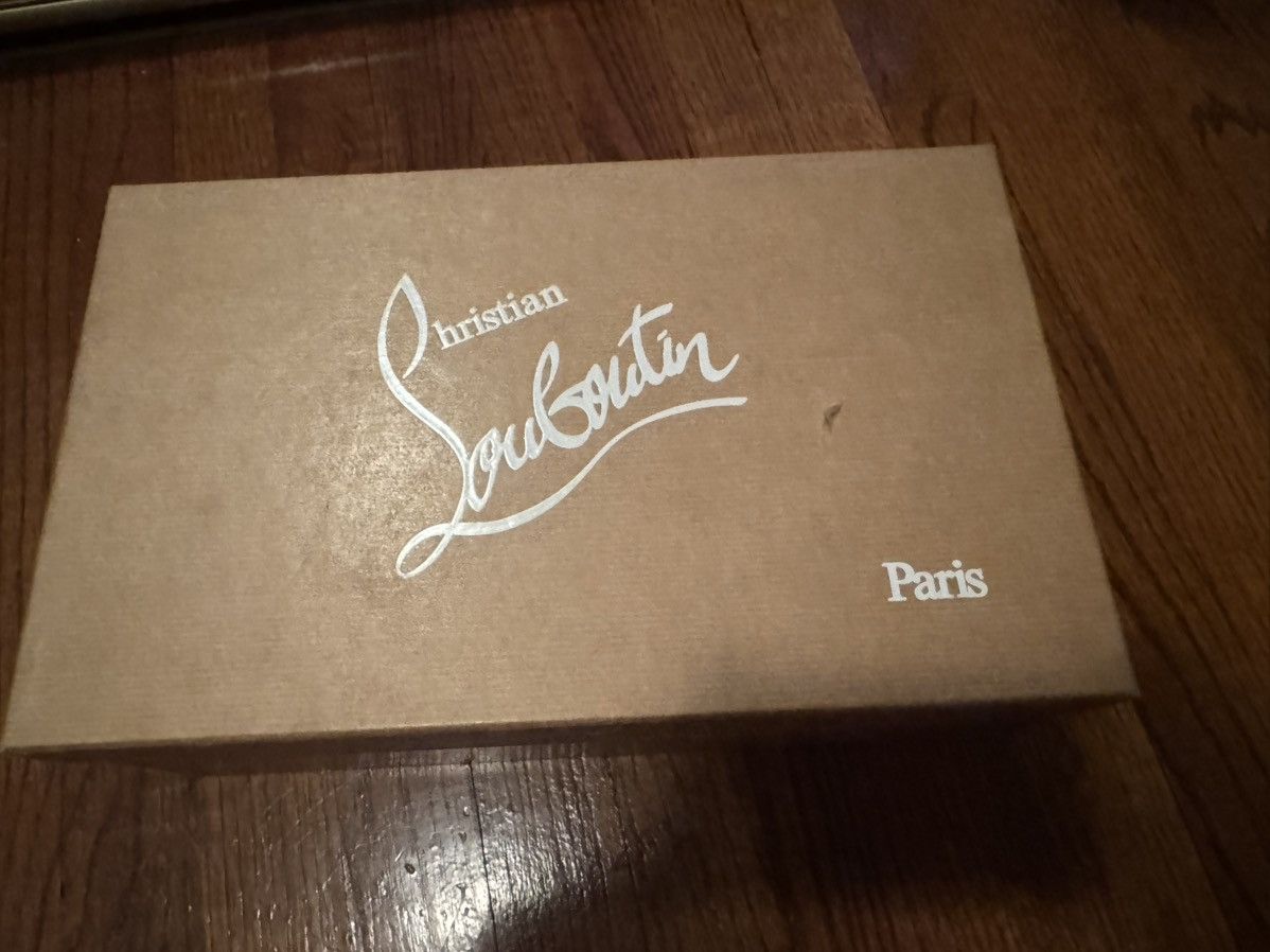 Christian Louboutin Christian Louboutin Navy Dandelion Flat Velvet Jewel Loafer Size US 10 / EU 43 - 9 Thumbnail