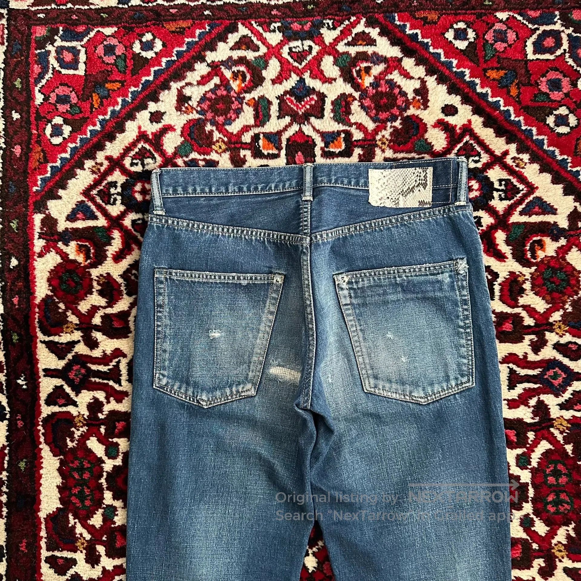 Visvim visvim fluxus denim jeans w32l30. Size US 32 / EU 48 - 5 Thumbnail
