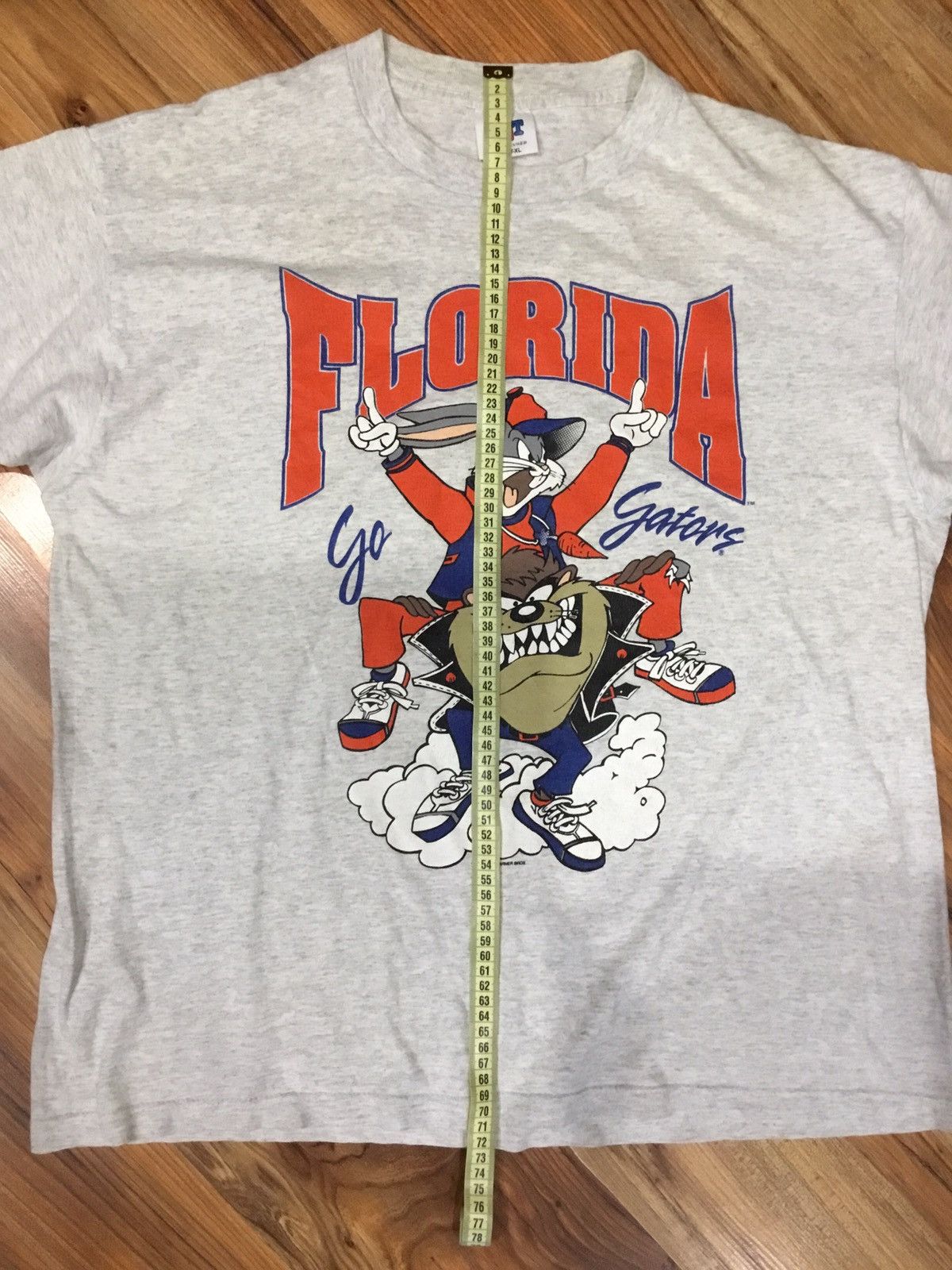 Other Vtg 1994 Looney Tunes Bugs Bunny Taz Florida Wildcats Gray Size US XL / EU 56 / 4 - 5 Thumbnail