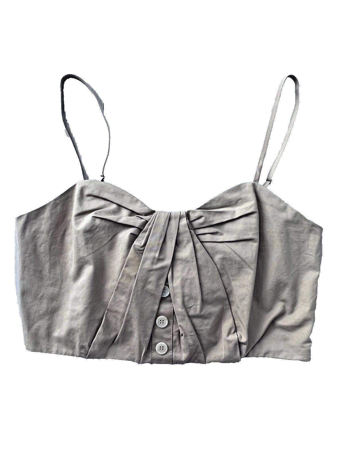 Other Moon River Crop Beige Tank ( L ) Size L / US 10 / IT 46 - 1 Thumbnail