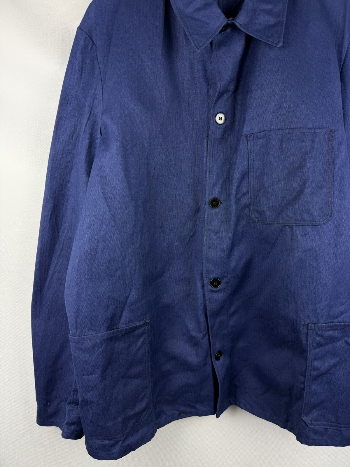 Le Laboureur Rewe Richard Weber VTG French Work Sanforize Twill Jacket Size US XXL / EU 58 / 5 - 7 Thumbnail