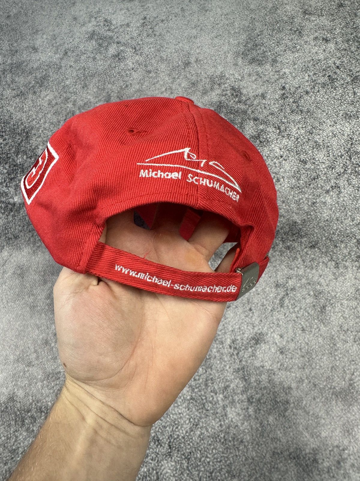 Ferrari Vintage Ferrari Baseball Cap Hat Red Italian F1 Racing 90s Size ONE SIZE - 4 Thumbnail