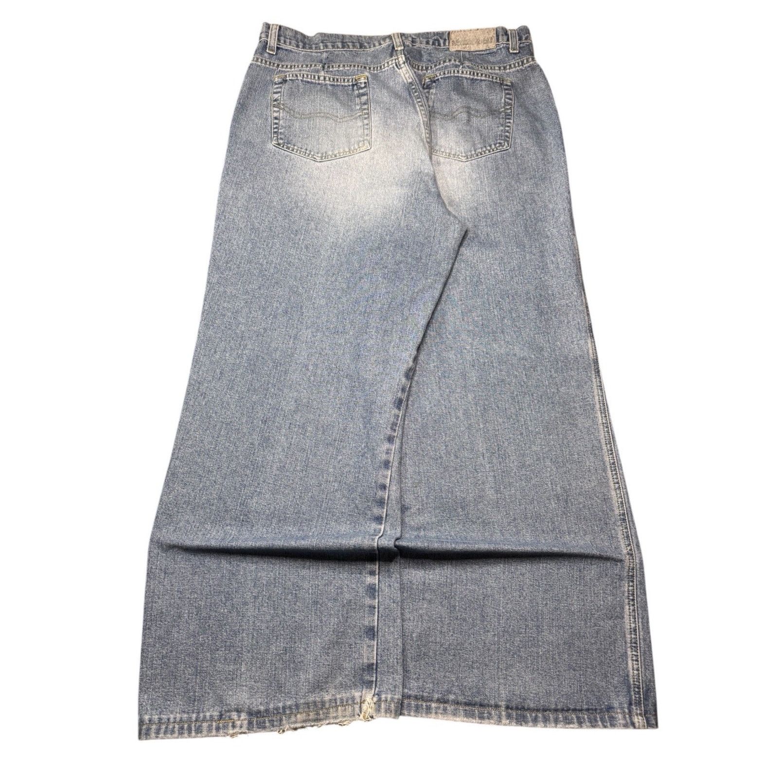 Todd Oldham Y2k BAGGY Fit Jeans Mens Todd Oldham 35x28 Wide Leg Type Size US 35 - 3 Thumbnail
