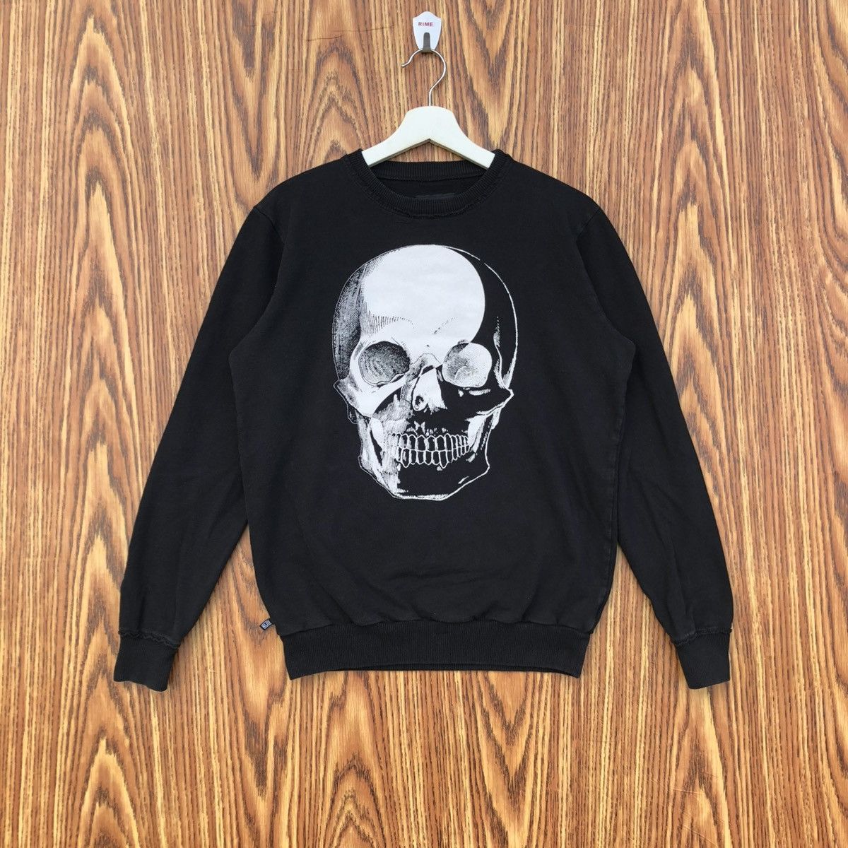 Rude Vintage Big Skull Head By Rude Pullover Sweatshirt Size US S / EU 44-46 / 1 - 1 Thumbnail
