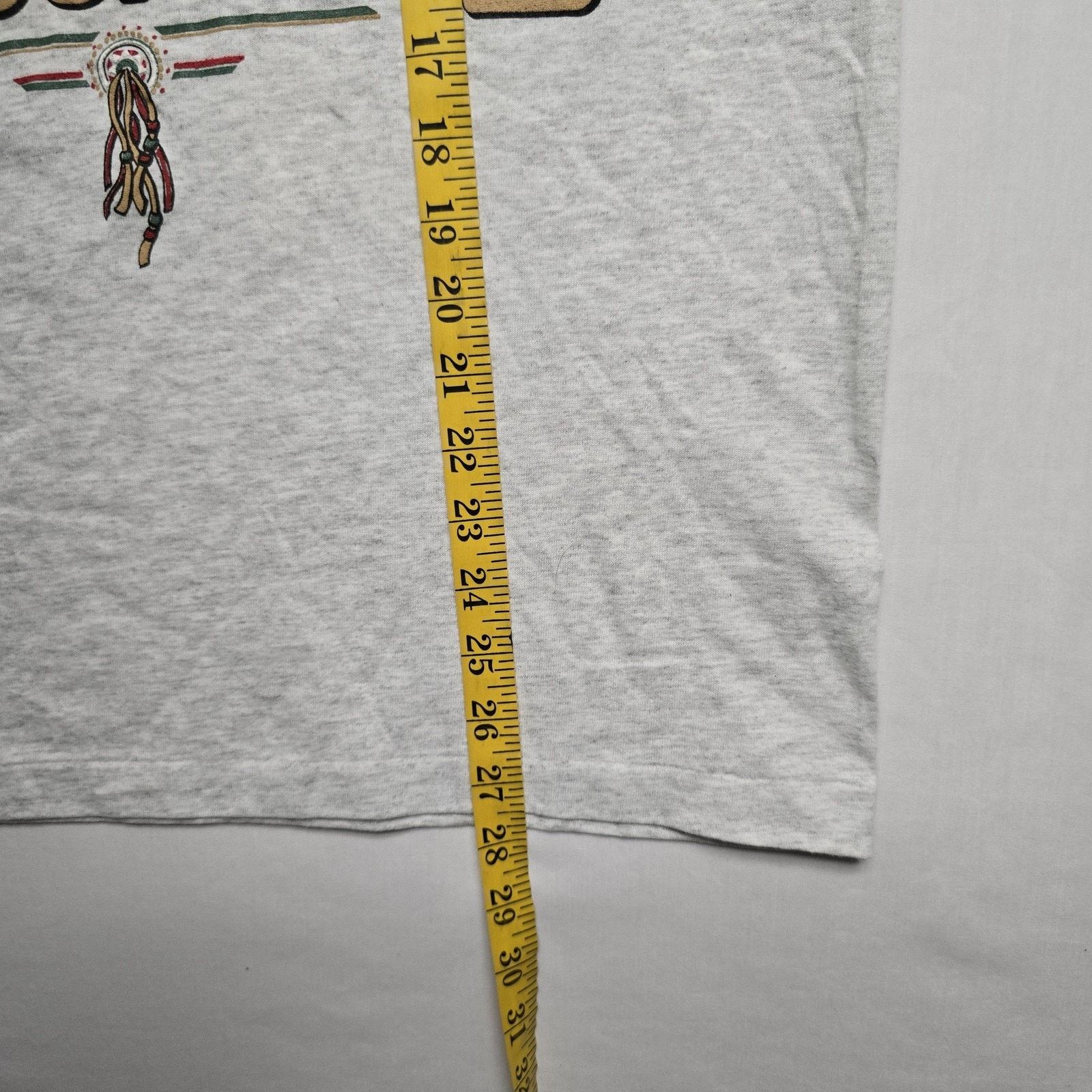 Vintage Vintage Las Vegas Jackson Hole Medium Gray Ringer Tee 90s Size US M / EU 48-50 / 2 - 8 Thumbnail