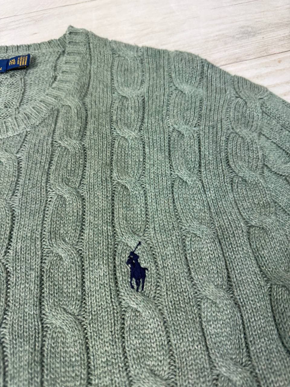 Polo Ralph Lauren Vintage Polo Ralph Lauren Cable Knit Sweater Size US XXL / EU 58 / 5 - 7 Thumbnail