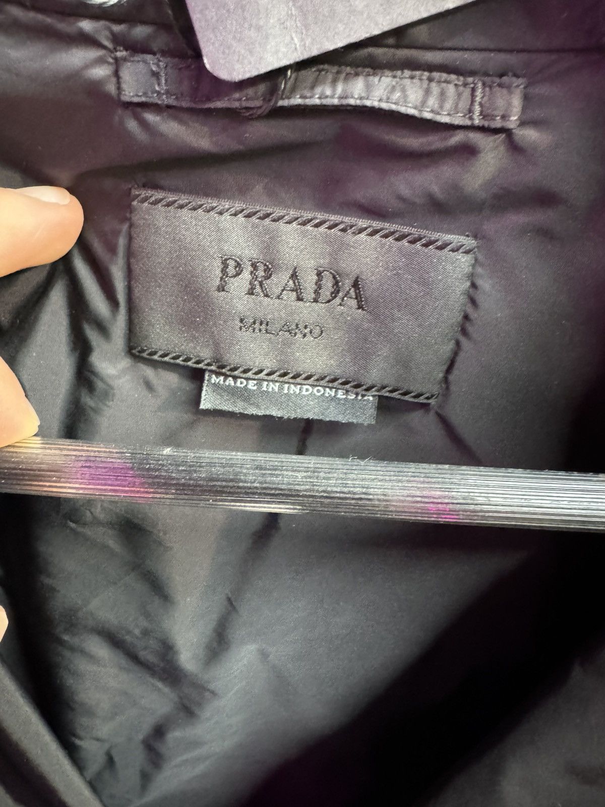 Prada Prada black Nylon windbreaker Size US S / EU 44-46 / 1 - 5 Thumbnail