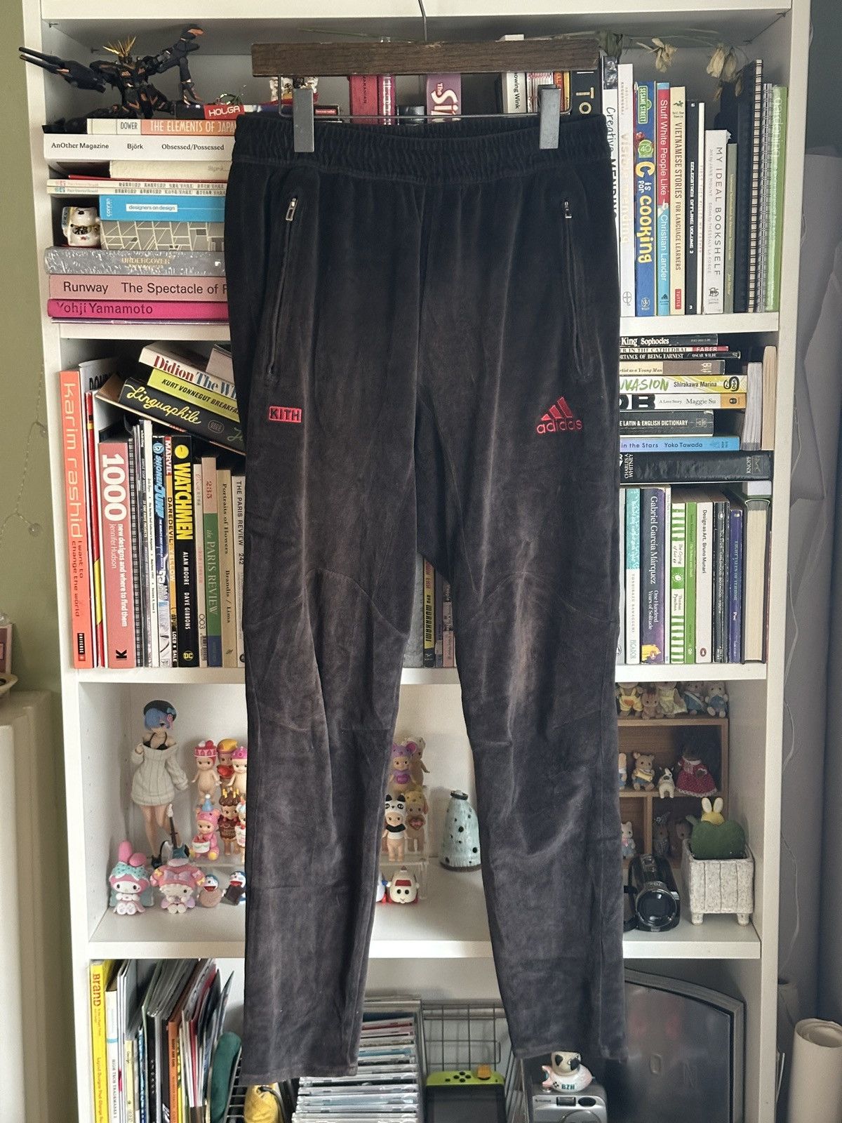 Adidas × Kith Flamingo Velour Climalite Tracks Pants Size US 32 / EU 48 - 1 Thumbnail