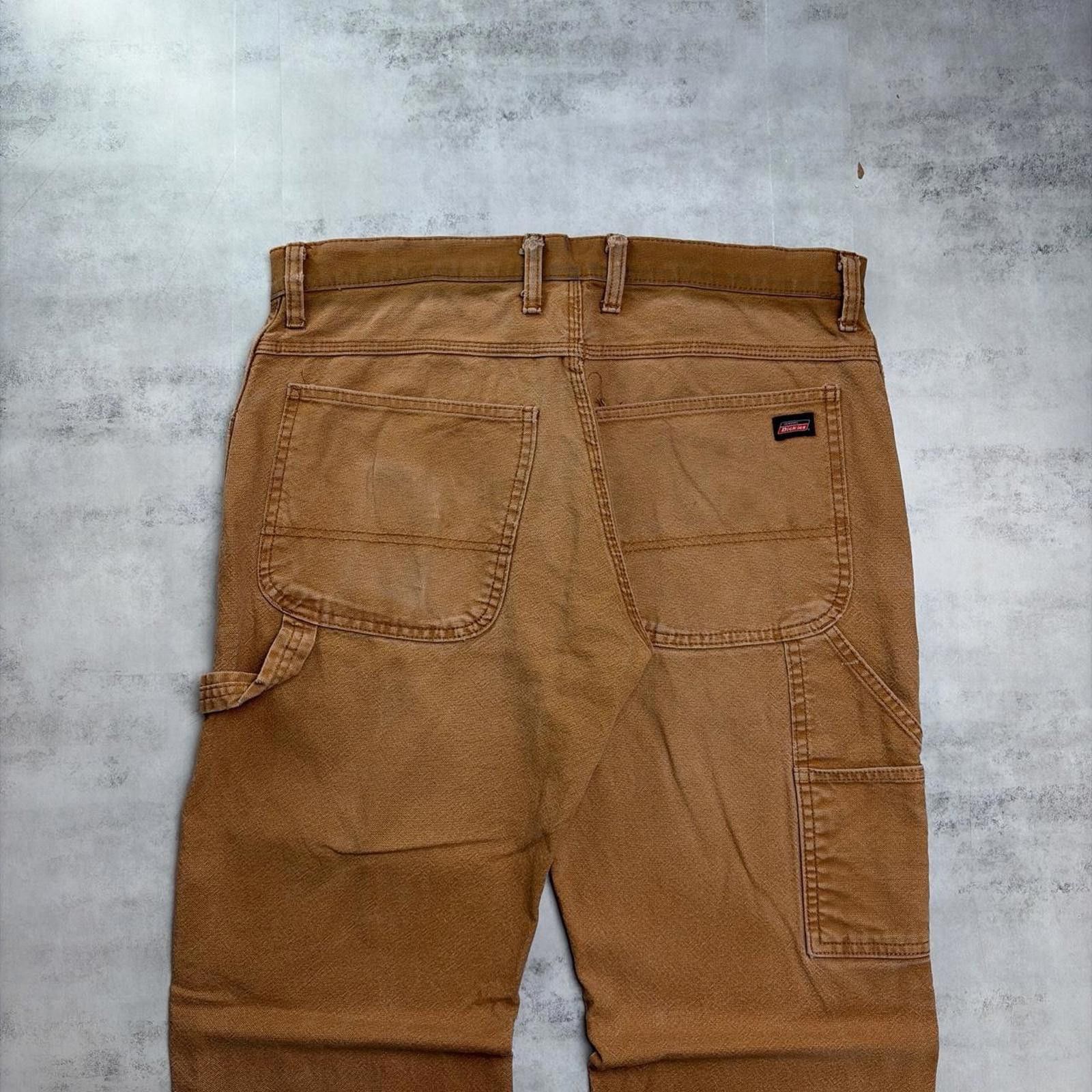 Dickies Y2K Tan Dickies Carpenter Baggy Skater Pants Size US 34 / EU 50 - 2 Thumbnail
