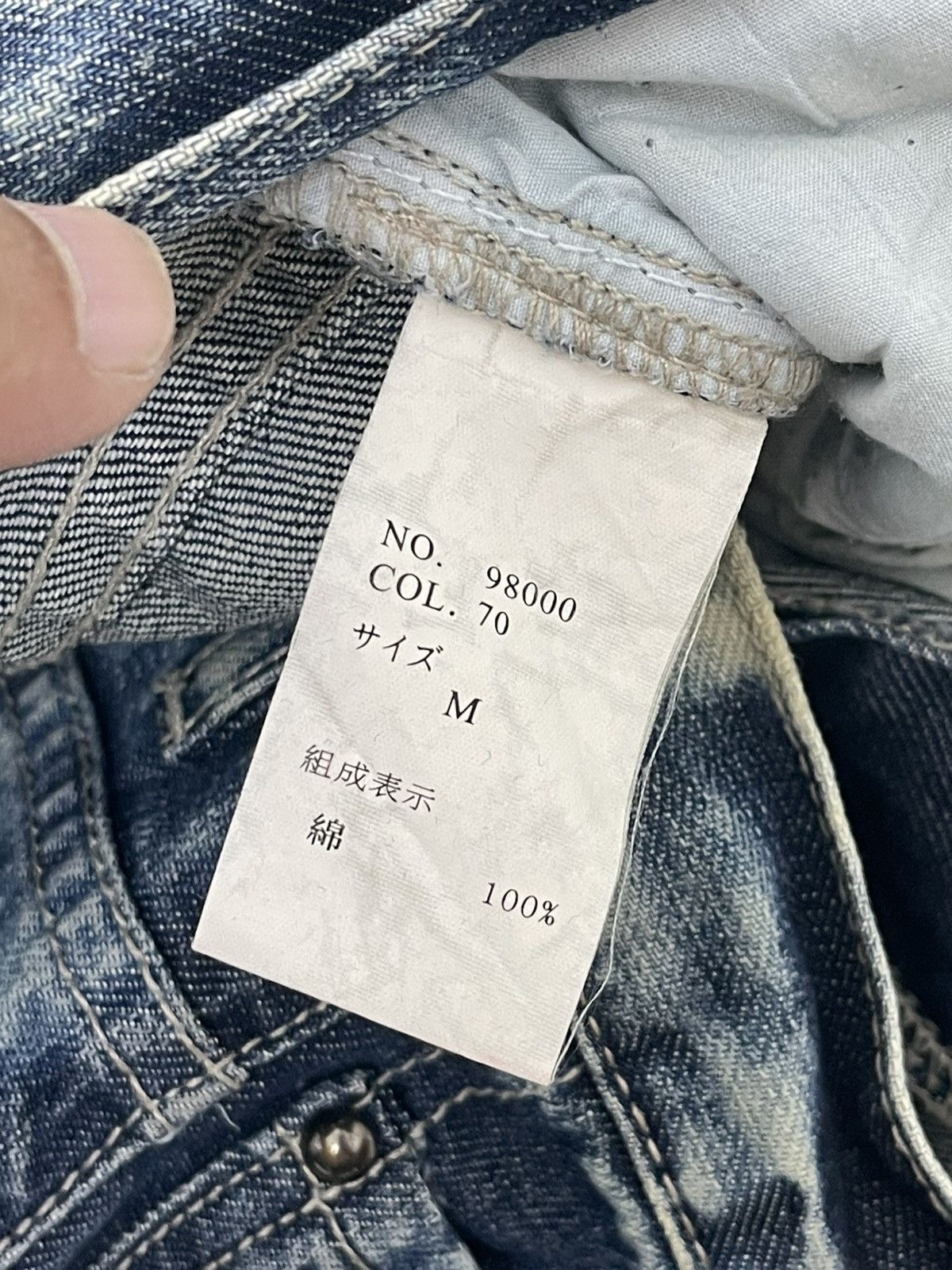 Japanese Brand Slim Jeans Semantic Design Washed goa amiri cdg dior 3🟦1 Size US 30 / EU 46 - 16 Thumbnail