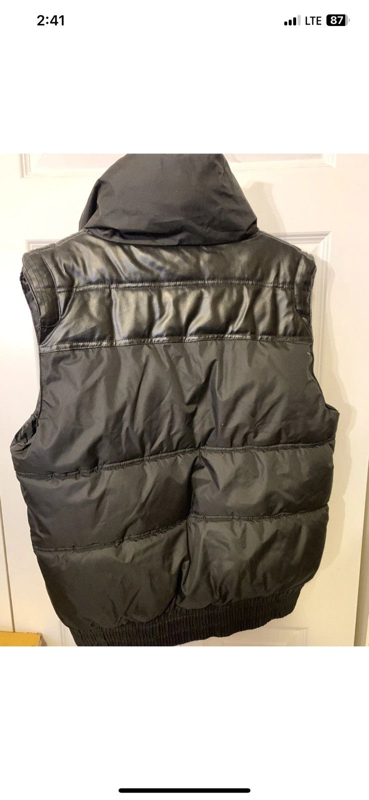 Akademiks Akademiks Mens M Sleeveless Nylon Puffer Vest Jacket Black Size US M / EU 48-50 / 2 - 9 Thumbnail