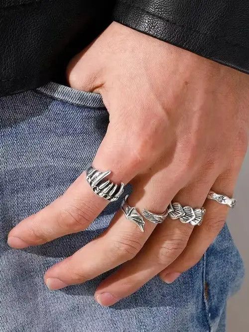 Jewelry × Vintage Retro Ring Collection Size ONE SIZE - 3 Thumbnail