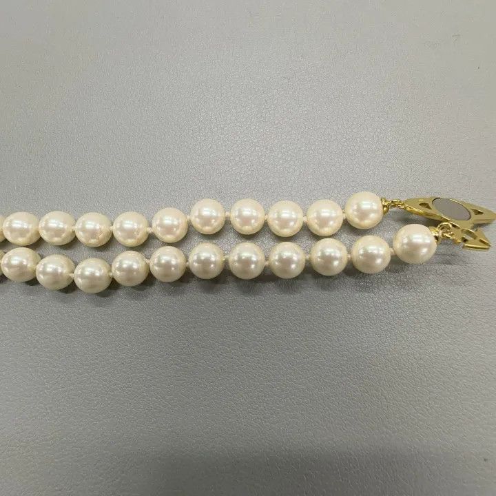 Vivienne Westwood Vivienne Westwood Grazia Pearl Choker Necklace 0079 -2507 Size ONE SIZE - 5 Thumbnail