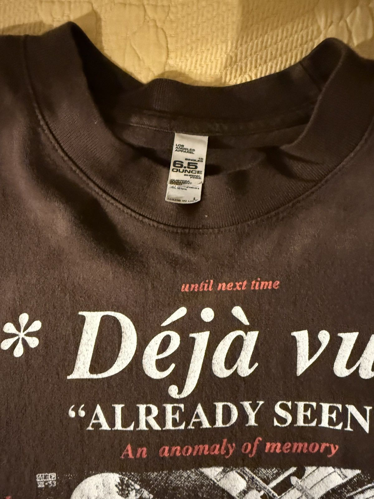 Los Angeles Apparel Deja vu graphic t Size US L / EU 52-54 / 3 - 4 Thumbnail