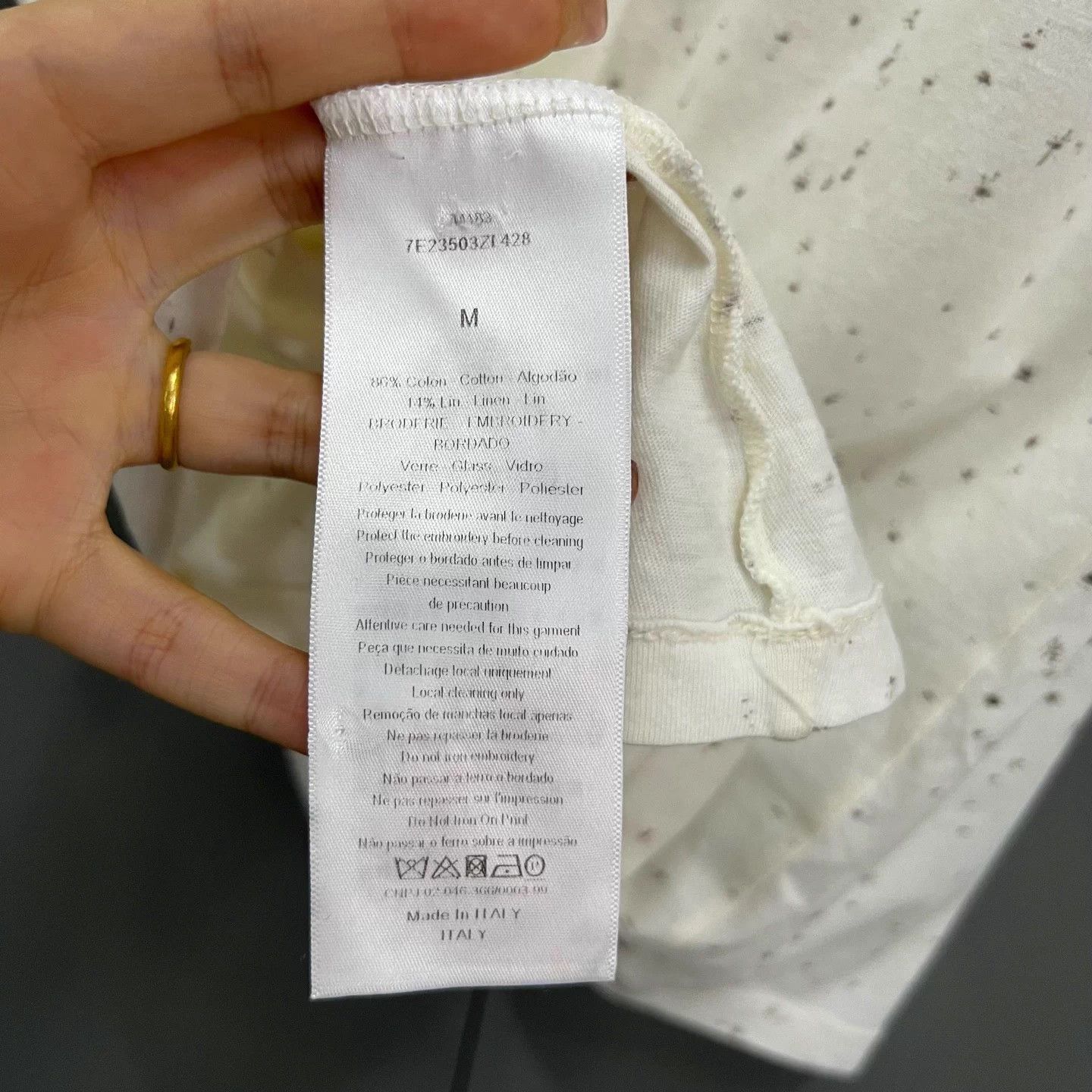 Dior Dior Zodiac Doodle Letter SS Tee M 95 New Size M / US 6-8 / IT 42-44 - 3 Thumbnail