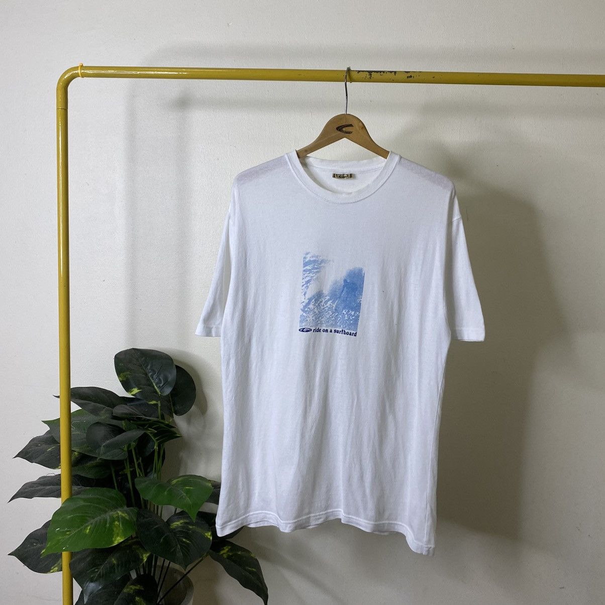 Vintage 2000s Barbad Surf Tee Surfing Size US L / EU 52-54 / 3 - 1 Thumbnail