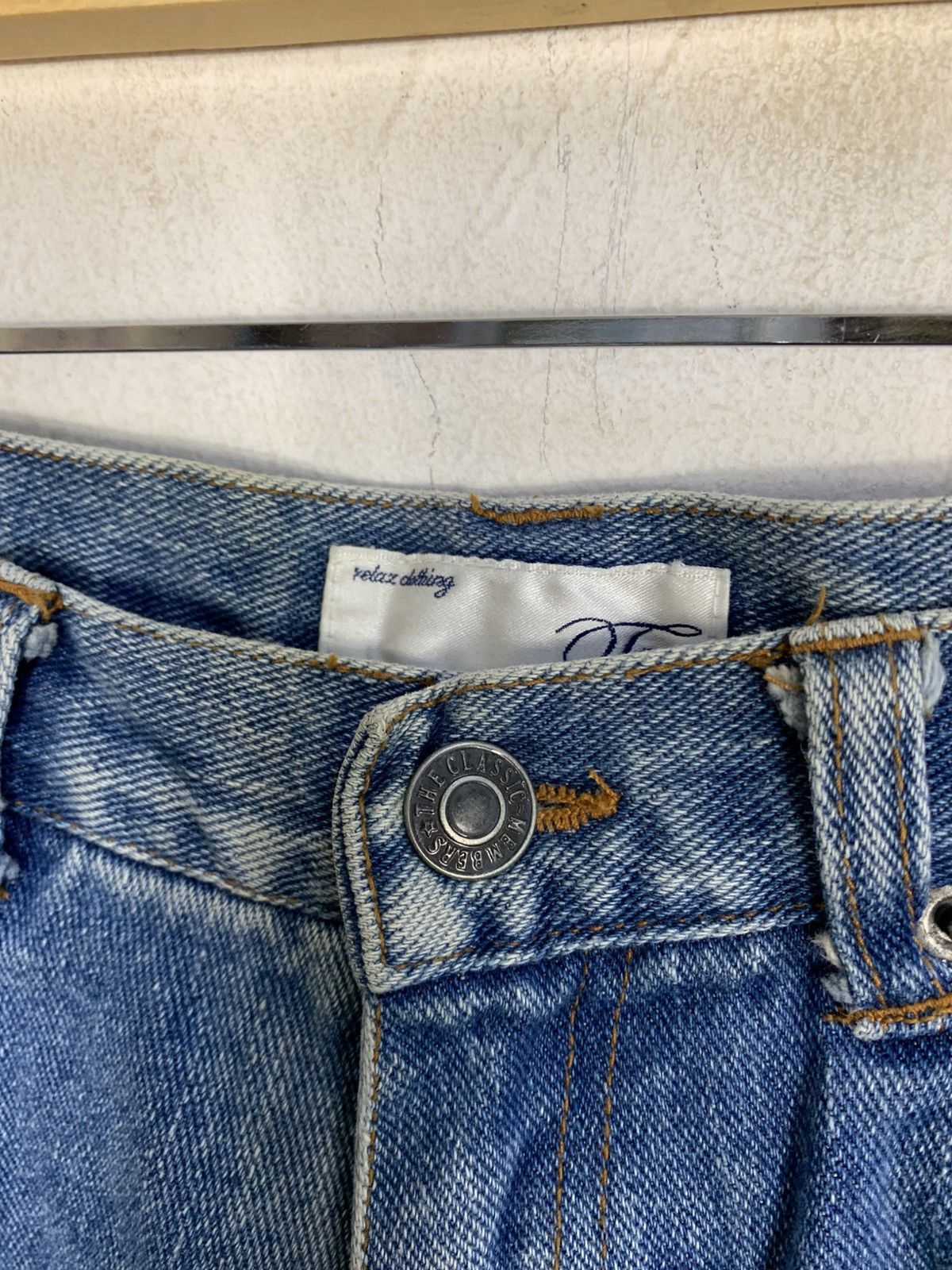 Japanese Brand Kurt Cobain Paint Splash Printed Jtu Classic Denim Jeans Size US 28 / EU 44 - 7 Thumbnail