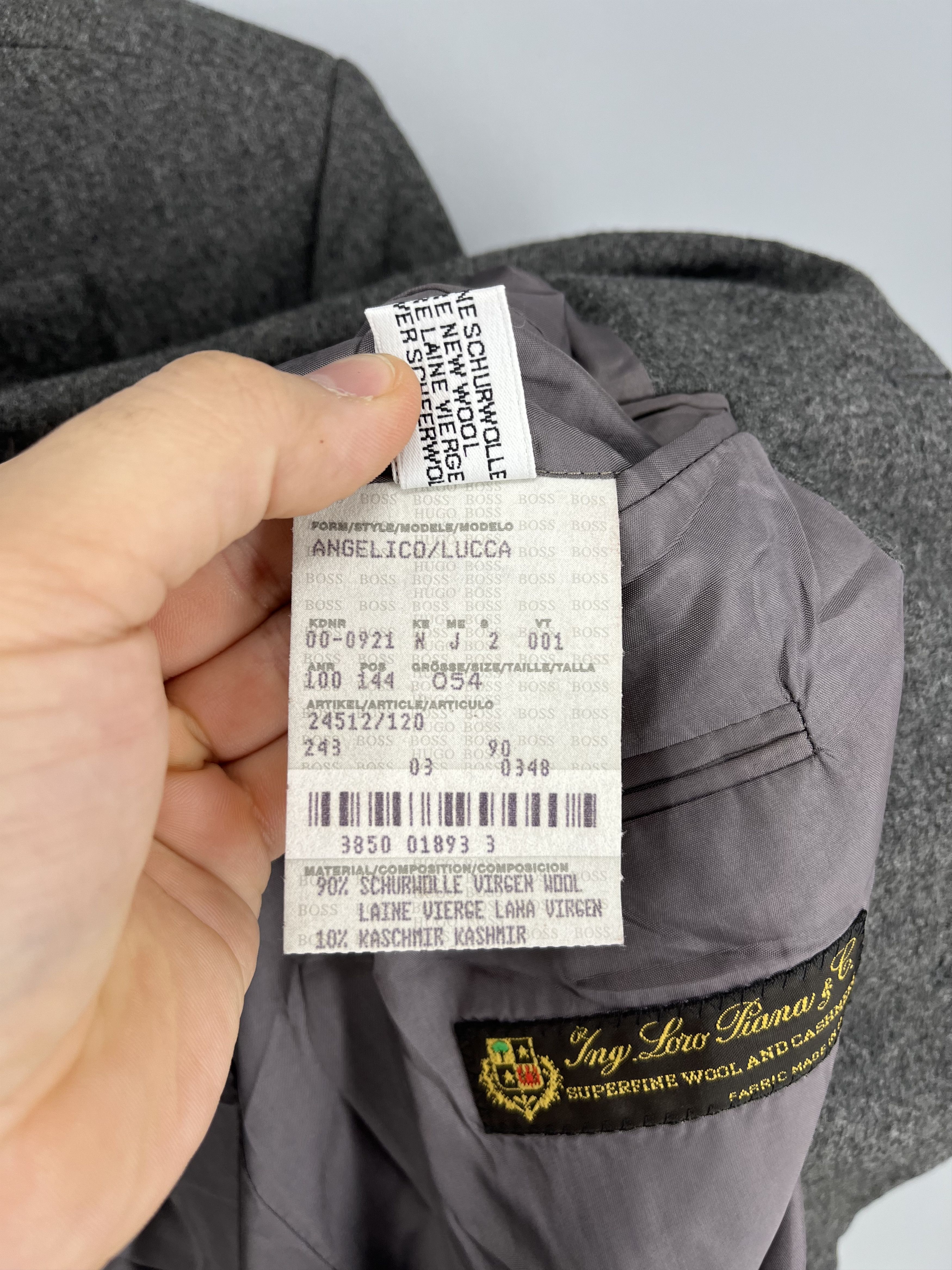Hugo Boss HUGO BOSS Loro Piana Mens Wool Cashmere Blend Sports Blazer Size 50R - 10 Thumbnail